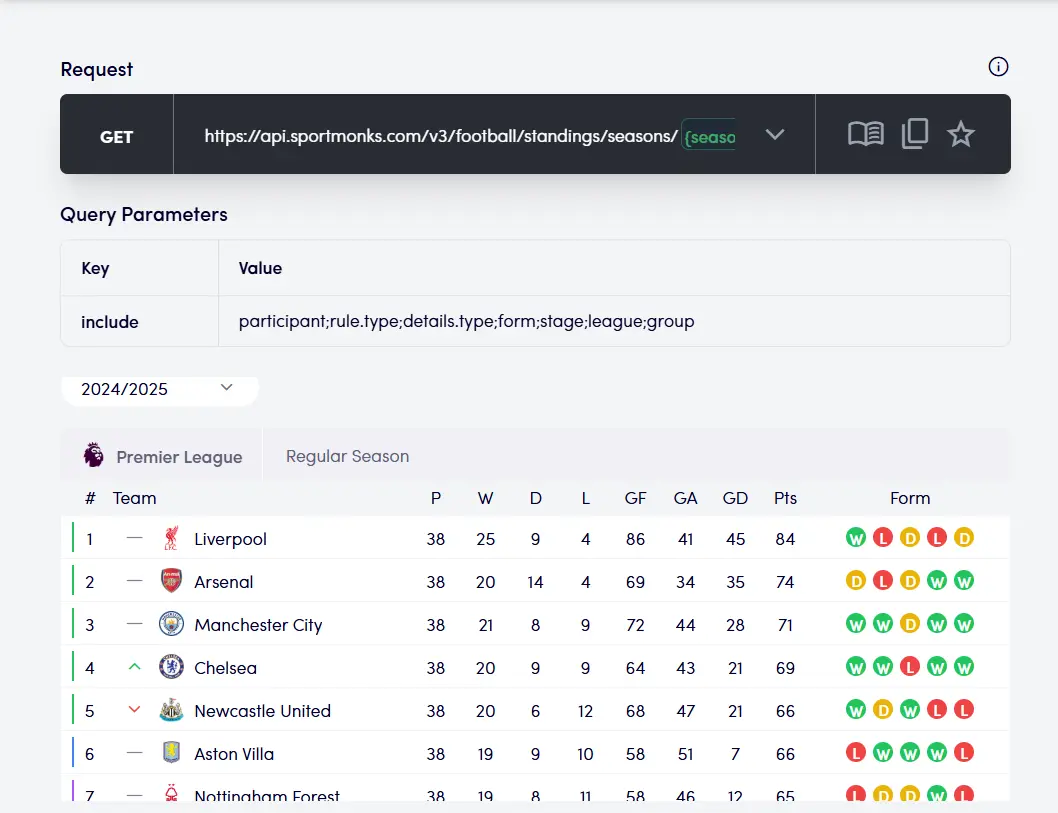 league-standing-widget