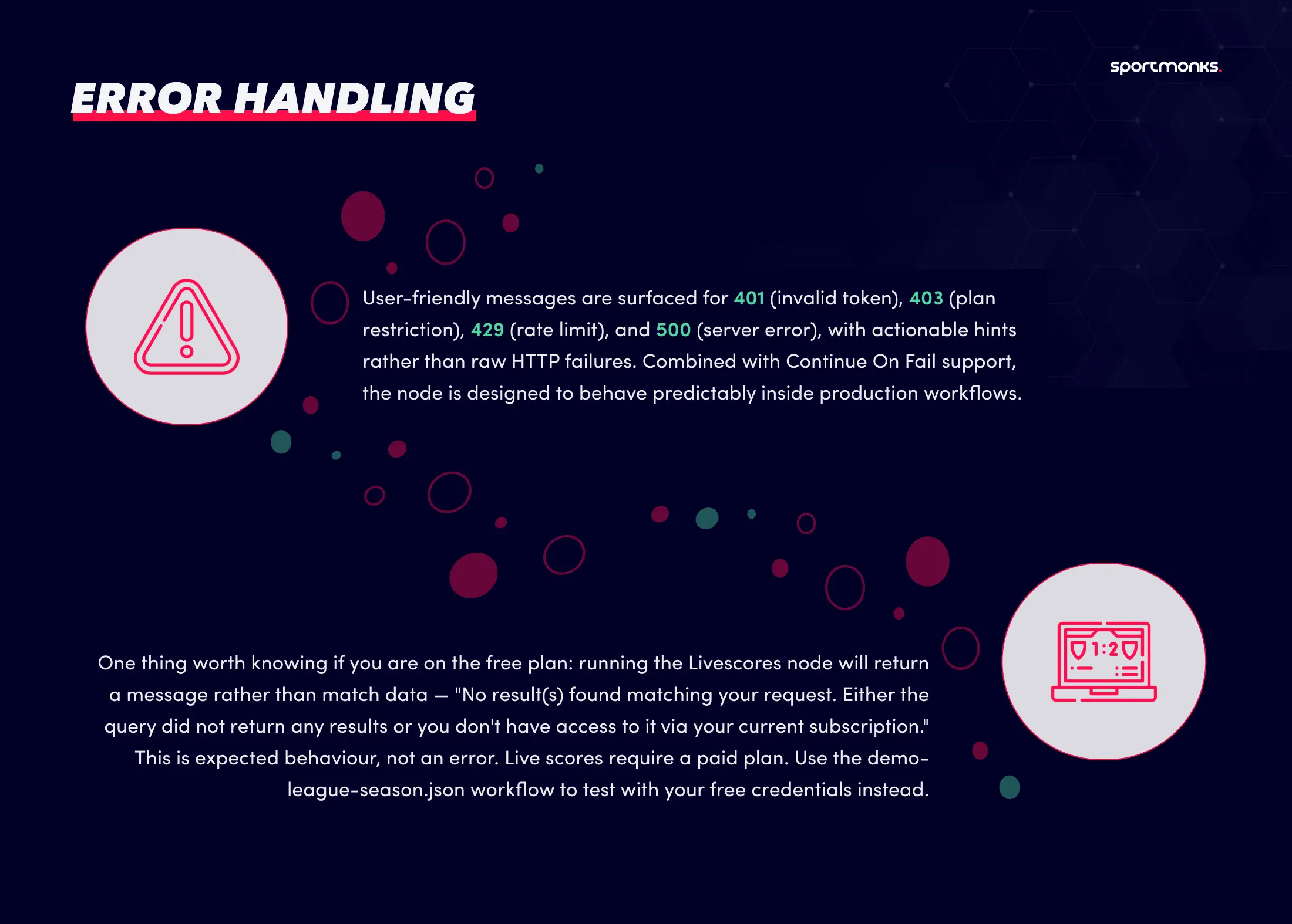 n8 error handling